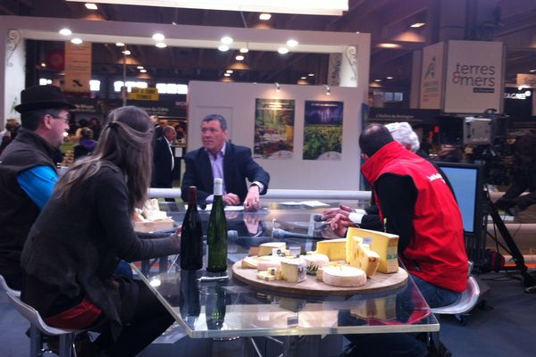 Sur le plateau de "La Voix Est Libre" au Salon de l'Agriculture  