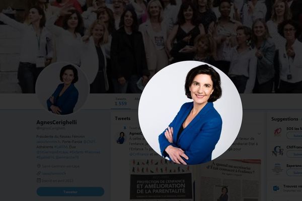 Compte Twitter d'Agnès Cerighelli.