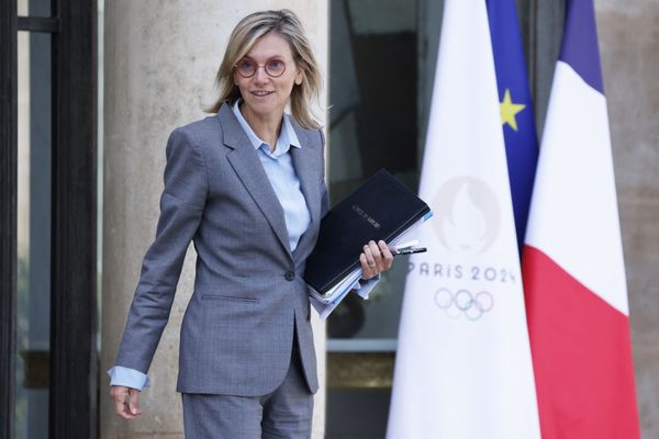 Agnès Pannier-Runacher, à la sortie du conseil des ministres, le 1er octobre 2024