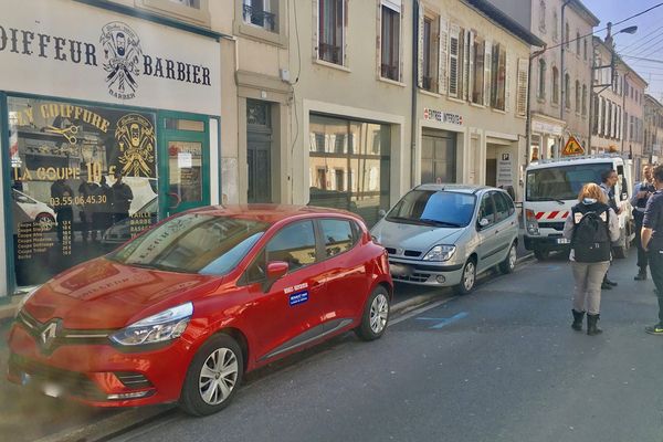 Le drame s'est déroulé peu peu avant midi rue d’Alsace à Lunéville samedi 23 mars.