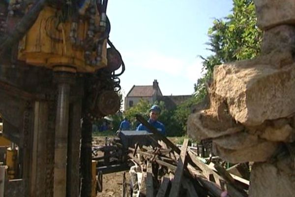 Des forages ont commencé au 4 rue Vaubenard pour reboucher les 4000 m2 de galeries souterraines.