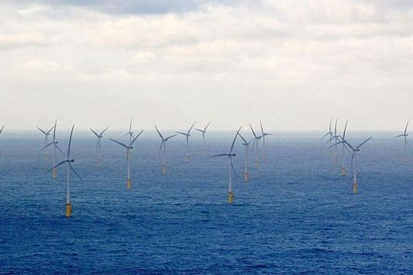 Des éoliennes au large de la Belgique