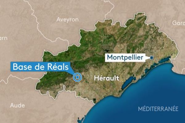 La Base de Réals est située sur la commune de Cessenon-sur-Orb (Hérault)