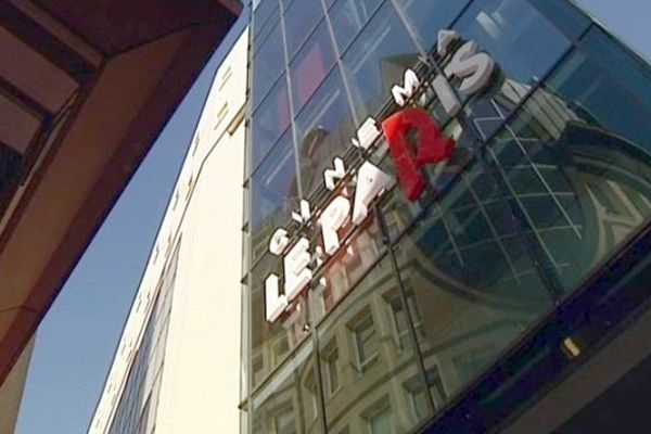 La façade du nouveau cinéma "le Paris", à Clermont-Ferrand.