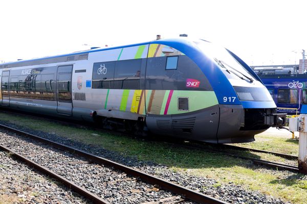 Un train express régional a percuté une personne de 85 ans mercredi 18 décembre dans le Bas-Rhin (Image d'illustration)