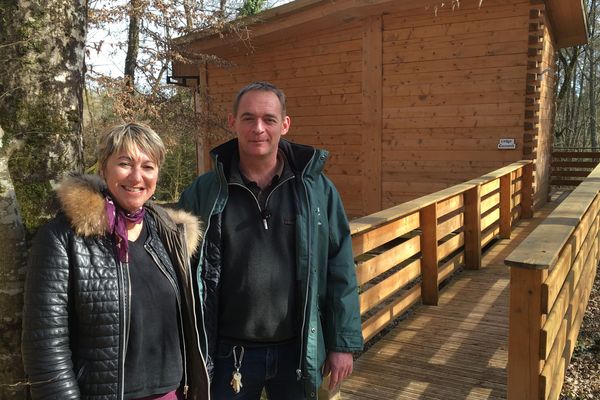 Nathalie Audiguet, directrice commerciale et Xavier Joly, directeur d’exploitation sont prêts à accueillir les touristes pour cette nouvelle année au Parc de la Belle 