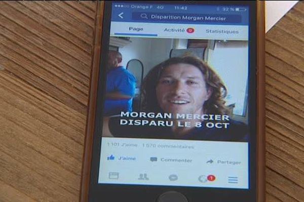 Morgan Mercier a disparu le 8 octobre dernier.