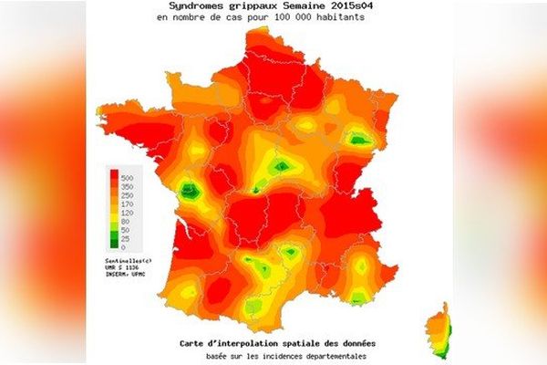 L'épidémie de grippe saisonnière est désormais en plein essor en France métropolitaine.