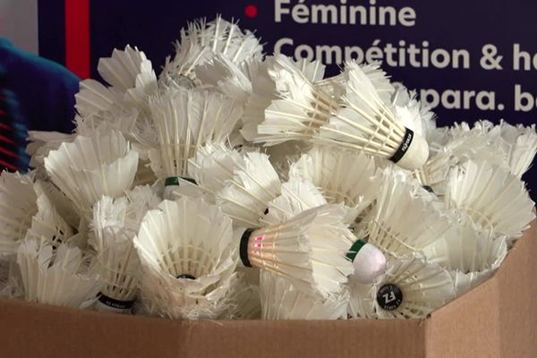 En France, les volants de badminton usagés représentent 40 tonnes de déchets