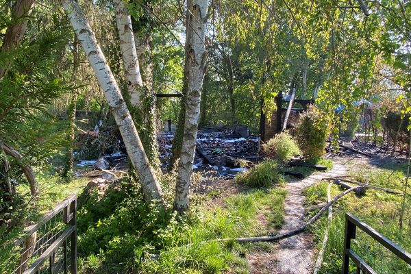 Il ne reste rien de l'habitation ce lundi 3 mai au matin