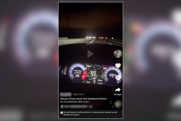 En décembre 2021, un jeune Clermontois de 19 ans, a diffusé sur Tik Tok un excès de vitesse de 268 km/h à Lussat, dans le Puy-de-Dôme.