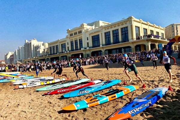 Ce samedi, 26 participants internationaux ont bouclé un parcours de 5,4 km entre la Grande Plage et le Vieux-Port de Biarritz.