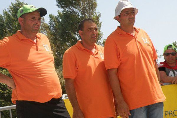 Les trois frères Molinas ne jouent ensemble que pour le Mondial à pétanque. 