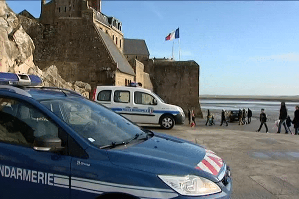 Des patrouilles régulières sont organisées dans les rues du Mont Saint-Michel