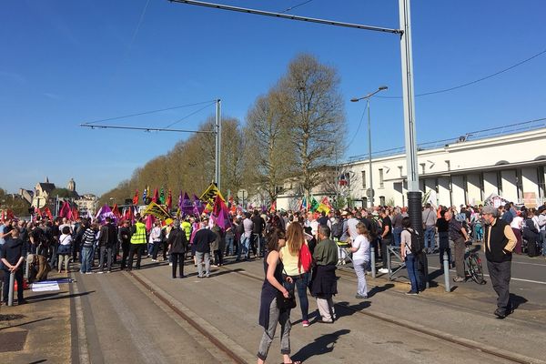 Manifestation à Caen le 19 avril 2018