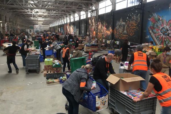 En Haute-Garonne, 550 bénévoles ont répondu présents pour trier les denrées alimentaires qui seront ensuite redistribuées aux associations.