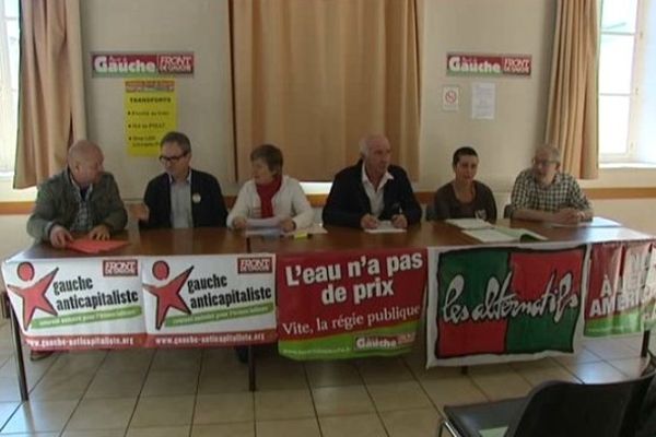 Présentation de la liste du Front de Gauche à Limoges