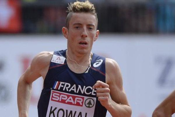 L'athlète français Yoann Kowal lors des championnats d'Europe à Zurich (2014) 