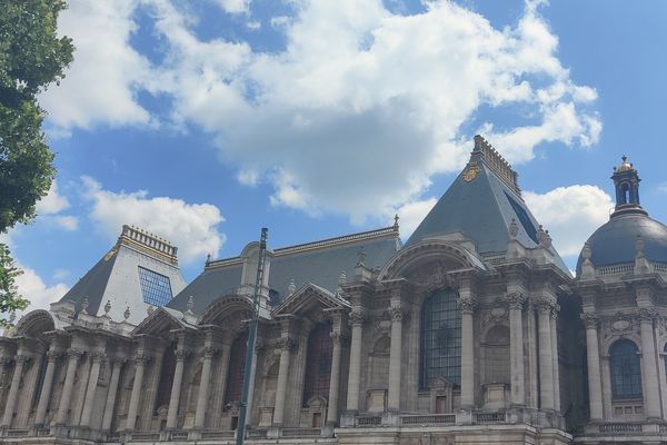 Lille, le palais des Beaux-Arts sous le soleil