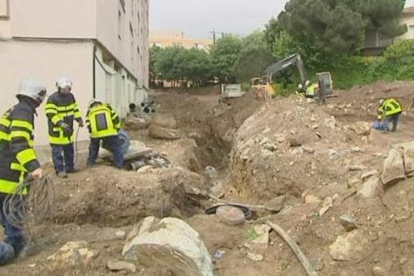 Quartier de Lupino à Bastia, le 10 juin 2013