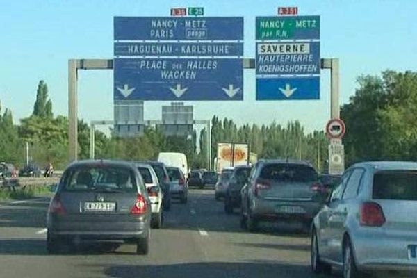 Ce matin, on n'a comptabilisé "que" 3 kilomètres de ralentissements