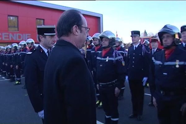 Inauguration du centre d'incendie et de secours d'Ussel