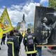 Manifestation des pompiers professionnels à Paris ce jeudi 16 mai.
