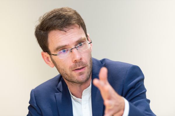 Nicolas Mayer-Rossignol, maire PS de Rouen, candidat au poste de premier secrétaire du parti socialiste à la place d'Olivier Faure - 2023.