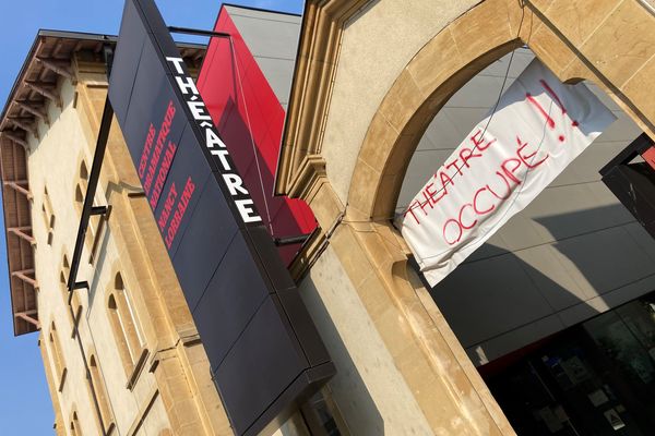 Théâtre de la Manufacture de Nancy occupé par les intermittents