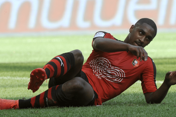 Wesley Saïd en 2016 lors d'un match de Ligue 1 entre Rennes et l'OGC Nice