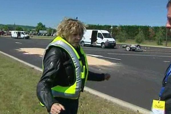 Un gilet air-bag pour moto. Toutes les solutions sont bonnes lorsqu'il s'agit d'assurer la sécurité des motards.