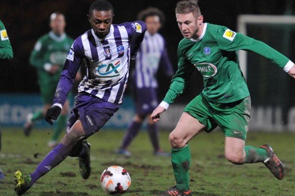 Toulouse bat Romoranton 1 à 2 et accède aux 16eme de finale de la coupe de France de football 2014