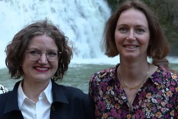 Marie Toussaint, tête de liste des Écologiste pour les Européennes, et Anna Maillard, écologiste franc-comtoise, elle aussi candidate