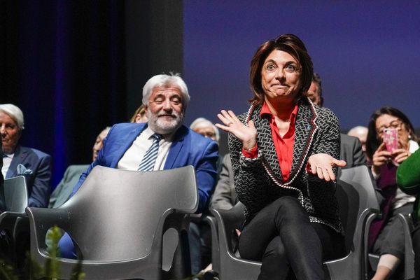 Archives. Le 10 janvier 2020, Martine Vassal candidate aux élections municipales 
à Marseille, lors de la présentation des vœux dans les 6e et 8e arrondissements.