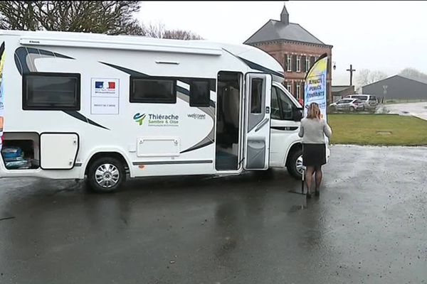 Inauguré en 2017, ce camping-car itinérant des services publics en Thiérache pourrait être mis en oeuvre en Thiérache, lors d'un dépistage massif du Covid-19.