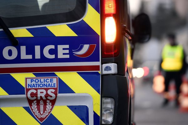 La police est intervenue sur la zone de l'accident.