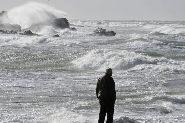 Des vents jusqu'à 110km sont attendus sur nos côtes cette nuit.