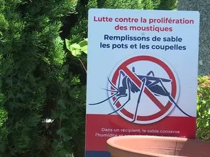 Des citoyens, voisins de cimetières, s'attèlent à vider les coupelles d'eau stagnante où les moustiques prolifèrent. Un comportement actif dans lutte contre ce fléau.
