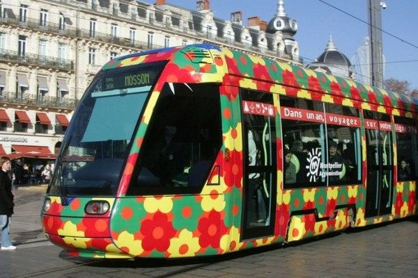 Ligne 2 du tramway à Montpellier - archives