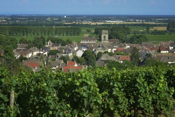 Le village de Pommard en Côte-d'Or