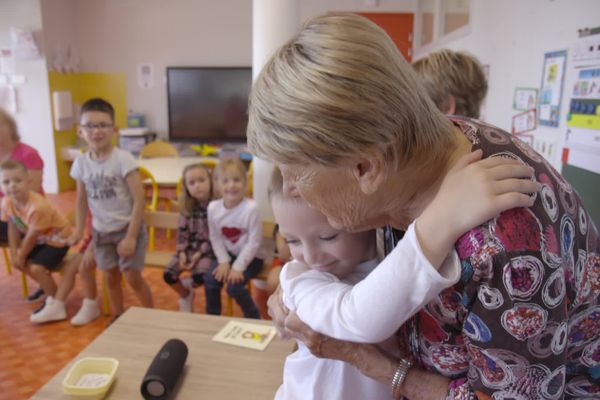 L’école maternelle Maryse-Bastié est installée dans les locaux de l’Ehpad "Les Charmilles" depuis janvier 2023.