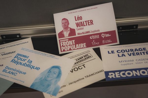 Dans les Alpes-de-Haute-Provence, le Rassemblement national est en tête.