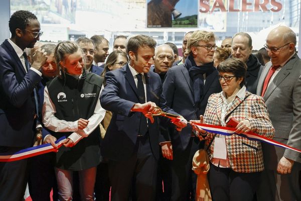 Emmanuel Macron a inauguré le Salon de l'agriculture ce samedi 25 février.