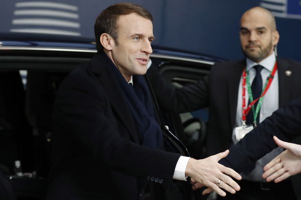 Emmanuel Macron, à Bruxelles ce vendredi.