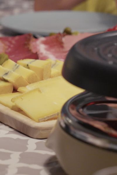 La raclette, un succulent plat de l'hiver.