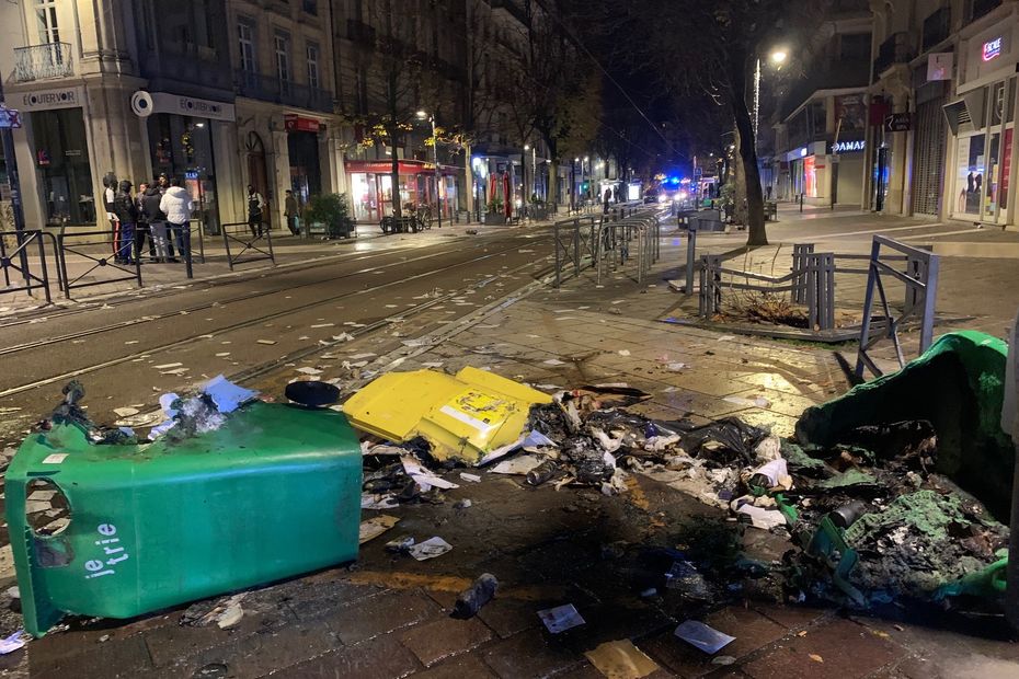 after France’s defeat against Argentina, incidents in Grenoble and two injuries on the police side