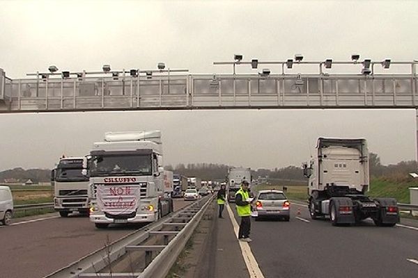 Manifestation Ecotaxe - Ecomouv' - Marne (16/11/2013)