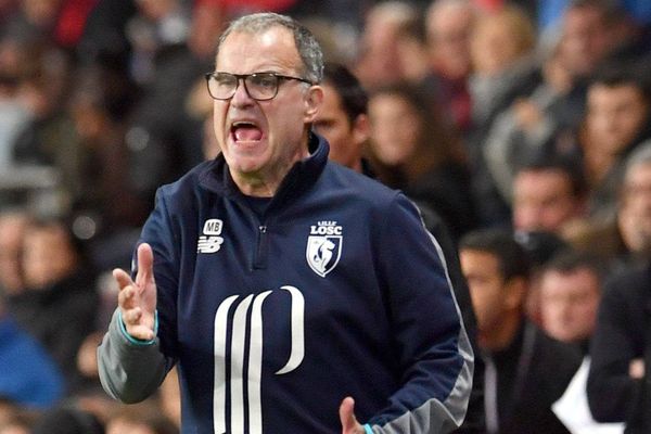 Marcelo Bielsa lors du match Rennes-LOSC