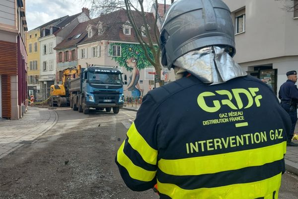 Une équipe de GRDF est intervenue sur les lieux de la fuite.