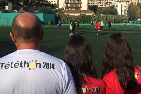 05/12/14 - Un tournoi de foot à Bastia, l'une des 200 animations régionales organisées au profit du Téléthon